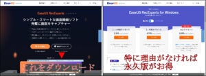 RecExpertsのインストーラとライセンス購入ページ
